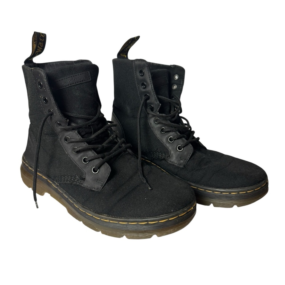 Dr. Martens Combs Canvas Boots‎ Black Size 10 US / 9 UK